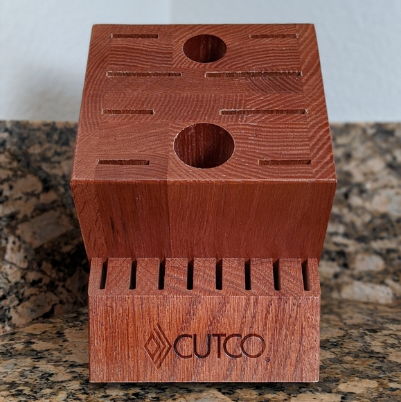 Cutco Other - Cutco Homemaker 18 slot knife block in cherry wood